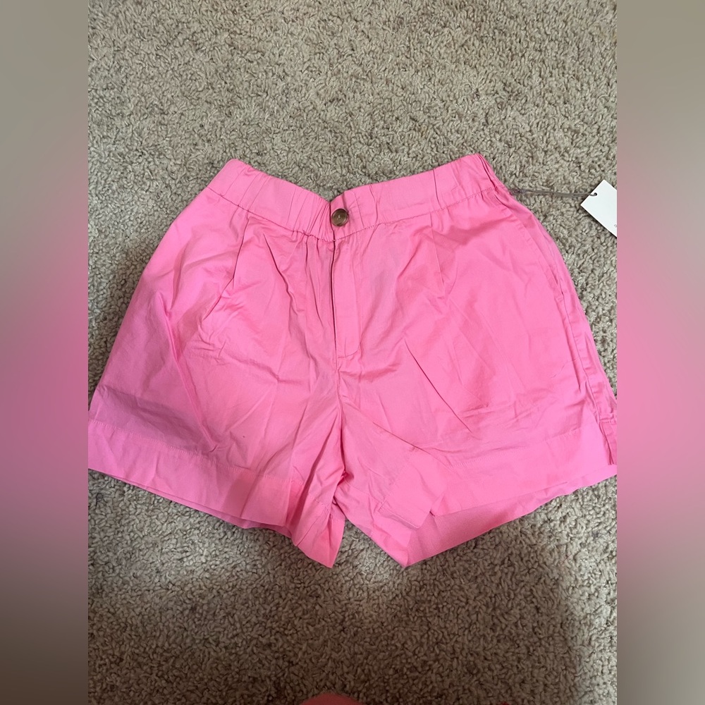 Pink shorts- small